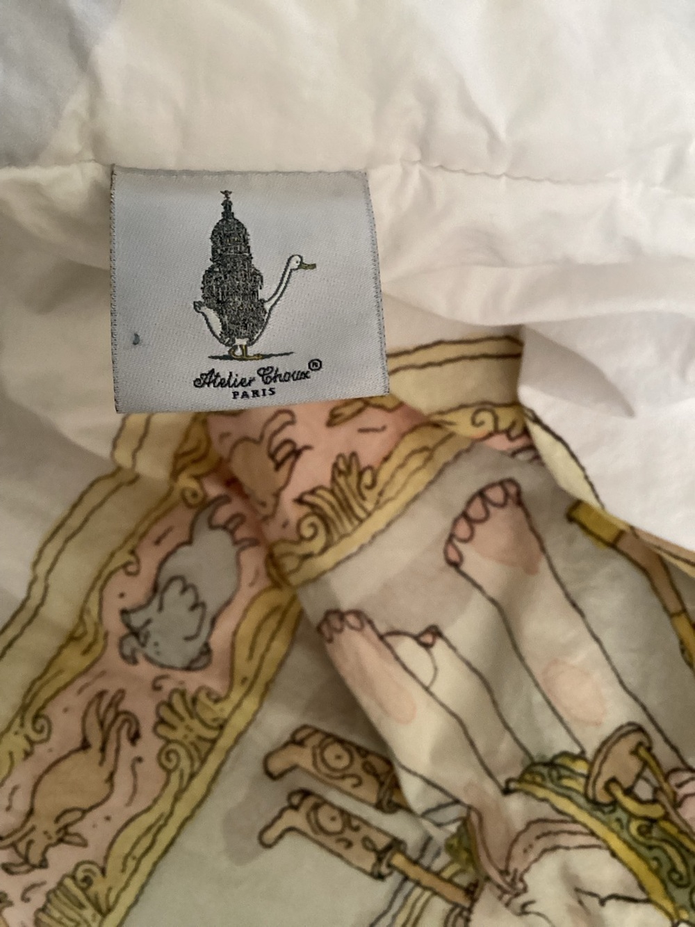 Atelier Choux Paris Baby Toddler Double Sided Reversible Quilt Paris / Carousel - Picture 6 of 7